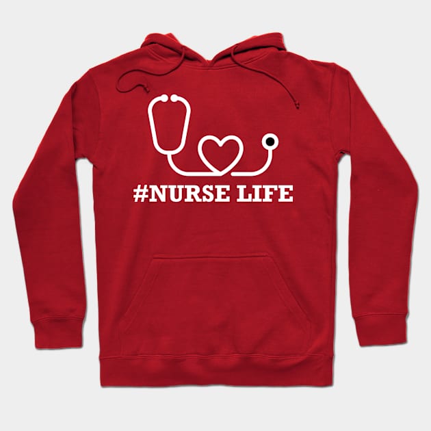 Nurse Life large Hoodie by Verboten